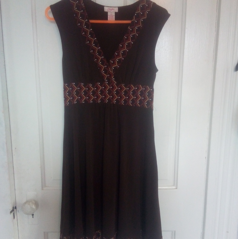 Candies brand large brown dress
